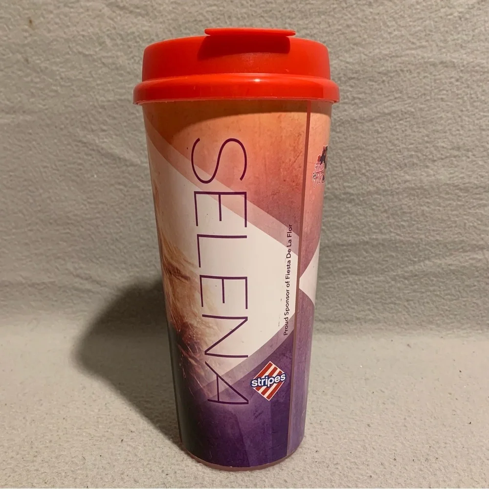 Selena Forever Stripes Collectible Plastic Cup Fiesta De La Flor